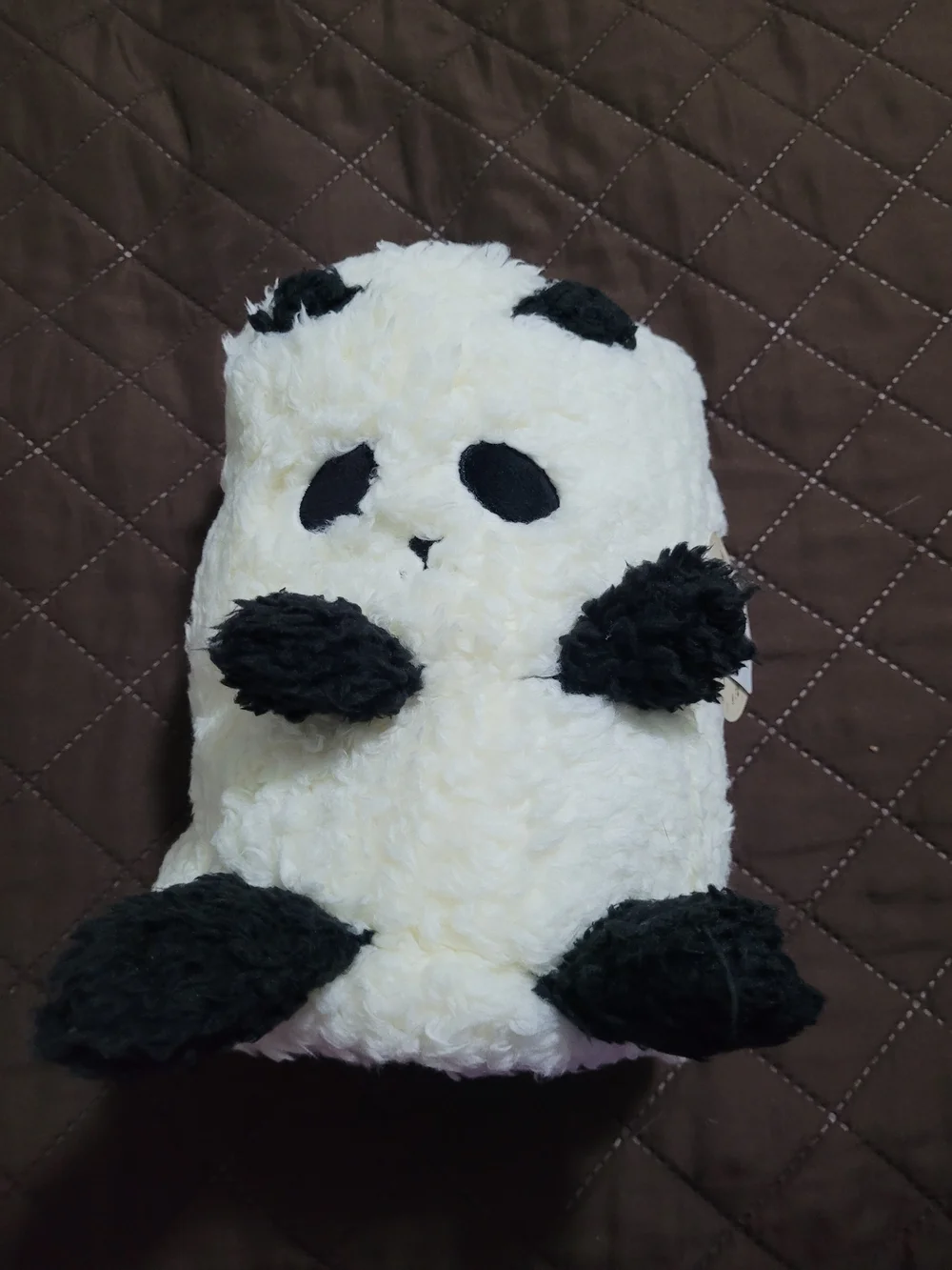 NWT. Plush Panda Kids Plush Blanket - White & Black